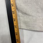 L.L.Bean Pants Womens 4 Beige Oat Linen Wide Leg Drawstring Coastal Beachy Tan Photo 4