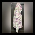 Caribbean Joe Island Supply Co blue with leaves hoodie zipper jacket. PM Photo 1