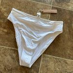 SKIMS Signature Swim Mid Waist Bottom Snow Small Photo 5