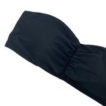 DKNY NWT $78 Convertible Bandeau Bikini Top Black Size XXL Sporty Ruched Photo 3