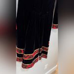 Jessica McClintock VTG  black velvet holiday dress size 8 Photo 4