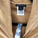 Metaphor  Womens Cardigan Sweater Asymmetric One Button Beige Size S Photo 2