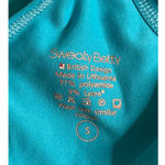 Sweaty Betty Blue Racerback Thin Strap Workout Tank Top in Small Photo 3