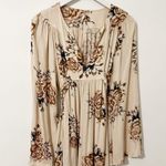 Free People Wild Laurel Maxi Dress Floral Long Sleeve Boho Size XS Photo 4