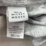 Disney  Mickey Mouse XL Embroidered Tee Top in Heather Gray Photo 7