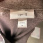 Pure Jill Gray Midi Length Belted Waist Casual Sweater Dress Size Medium Gray Photo 4