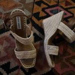 Steve Madden Rope braid wedge platform sandal comfort resort wear casual Photo 0