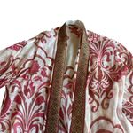 Soft Surroundings  Jakarta Open-Front Kimono Chiffon Embroidered Size L/XL Womens Photo 2