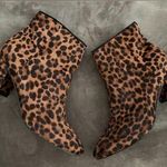 Marc Fisher  brown leopard print block heel booties size 6.5 Photo 0