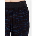 Rebecca Taylor Blue Stripe Tiger Pants Joggers Pull On Photo 2