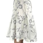 Jaime..b Women's White Floral Embroidered Pleated Back Zip Mini A Photo 1