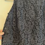 Loft Ann Taylor Petites Navy Lace Sleeveless Blouse | SP | Feminine Chic Photo 1