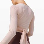 Lululemon  Gather and Grow Long Sleeve Shirt Top Dance– Feather Pink Like New Sz6 Photo 3