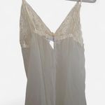 Y2K Angelic Coquette Frederick’s of Hollywood Lace Tulle Babydoll Cami – XL White Photo 4