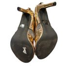 Cape Robbin  Size 9 METALLIC ROSE GOLD STILETTO SHINY PUMPS SHOES Photo 3
