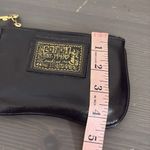 Coach  Poppy Wristlet Wallet Black Patent Leather Gold Zipper Y2K Photo 10
