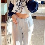 H&M Cropped Graphic Hoodie Photo 1