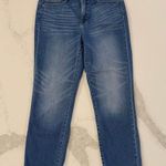 White House | Black Market The Slim Crop Denim Jeans Womens 8 High Rise Light Blue Photo 1