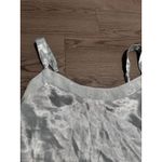 Vintage Morgan Taylor Intimates Blue Satin Cami Top Adjustable Straps size Large Photo 2