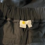 Boden Black Pleated Front Pull On Slim Straight Leg Trousers Contemporary‎ 8P Photo 9