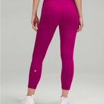 Lululemon Wunder Train High-Rise Crop 23” Leggings Size 2 Magenta Purple Photo 1
