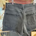 Madewell High-Rise Exposed Button Fly Denim Shorts in Faded Black - Sz 32 💚🎀 Photo 5