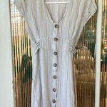 Cotton On Striped Button Down Belted Mini Dress XS Photo 0
