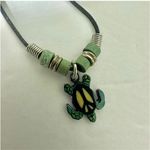 KB green peace turtle pendant necklace Photo 6