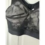 Cacique Black Star Print Mesh Bra Lining, Wireless, 4 Hooks, Wide Straps 40D Photo 1