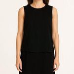 Rag and Bone  Mini Dress Women 10 Black Chiffon Overlay Silk Classic LBD Modest Photo 0