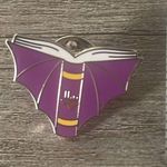 Austin Public Library Purple Book Bat Shaped Pin Photo 3