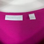 Dark Pink Draped Neck Ruched Top NY & CO Sz Medium Photo 2