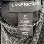 Lane Bryant  pencil skirt black white face leather trim 20 professional business Photo 5