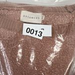 Dreamers Size M/L Pullover Sweater Balloon Sleeves in Dust Coral Popcorn Texture Photo 11