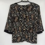 Lane Bryant  Babydoll Too Sz 18/20 Y2K Boho Tropical Retro Coastal Stretch 70s Photo 3