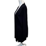 J.Jill Wearever Collection Open Cardigan Topper Deep Sea Blue Knit Large‎ Photo 2
