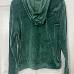 PINK - Victoria's Secret Victoria’s Secret Pink Velour Full Zip Hoodie Green Cozy Chic Y2K Velvety Size M Photo 2