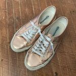 Superga rose gold lace up royalcore Princess Kate style US10 sneakers Photo 1