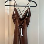 ASOS  Brown One Shoulder Gown for Wedding Guest Photo 6