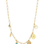 Casa Clara Lauren Necklace in Gold Womens Jewelry Evil eye Photo 0
