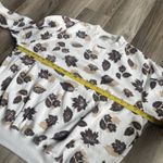 Classic Elements Vintage Womens Fall Leaves Cream Crewneck Sweatshirt XL  90s AOP Photo 3