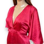 Fe Noel X Target Women's Palm Leaf Contrast Print Maxi Dress, Size 6 2022 Red Photo 5