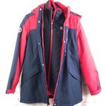Tommy Hilfiger NWT Blue red Vtg Style 3-1 winter Coat Photo 0