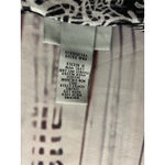 Catherines Tank Top Womens 2X 22/24W Scoop Neck Sleeveless Geometric Black White Photo 7