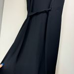 Everlane The Japanese GoWeave Wrap Midi Dress Sz 8 Black Photo 13