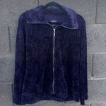 Style & Co Two  Velvet Zipper Jackets Photo 1