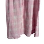 Solid & Striped Willow Linen Gauze Gingham Pink Cloud Midi Dress Skirt S Photo 3