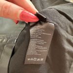 Free People  black faux leather zip front mini skirt size 6 Photo 4