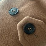 Norwegian Wool Notch Collar Double Breasted Coat, Camel Size XL New w/Tag $1,795 Tan Photo 12