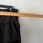 Romwe Black Lace Up Tiered Tulle Ruffle Mini Skirt Women XL Gothic Grunge Fairy Photo 2